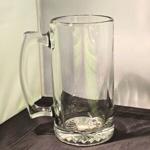 Beer Mug (24 oz. Fl) Clear Glass wt: 2 lbs 55 oz.